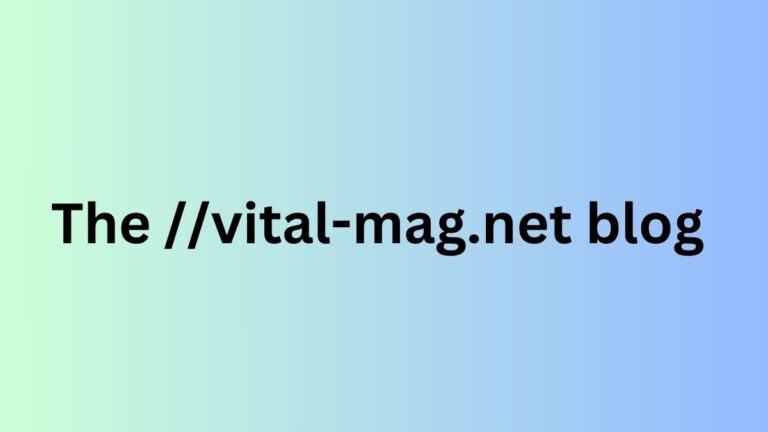 the// vital-mag.net blog