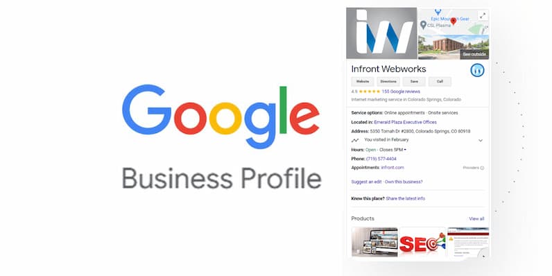 generate organic visits for Google Business Profile