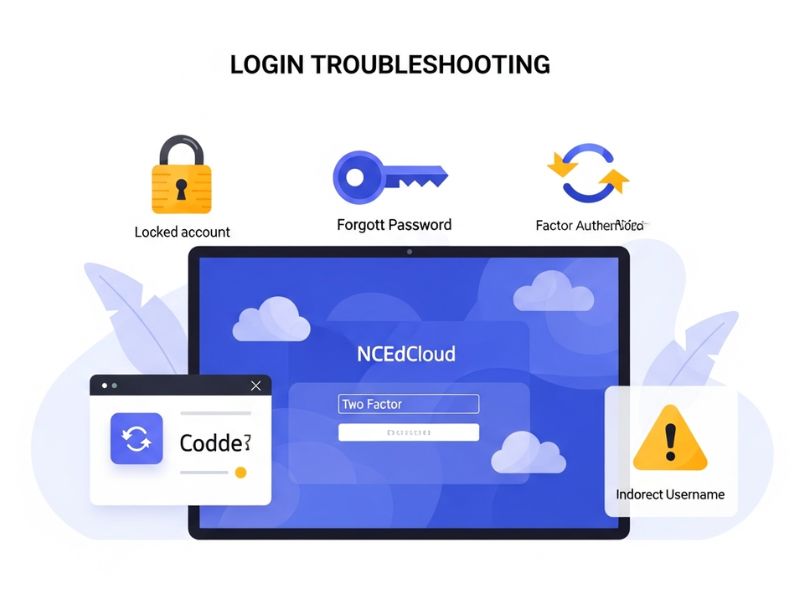 troubleshooting ncedcloud login