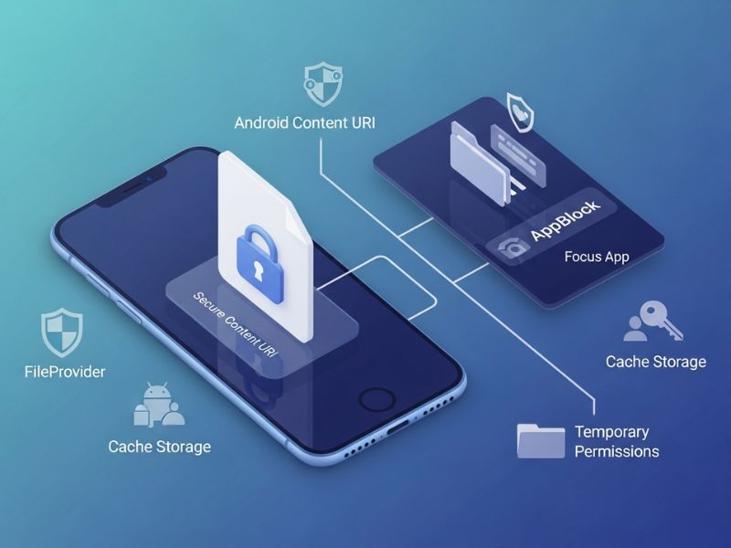 Android FileProvider and content URIs
