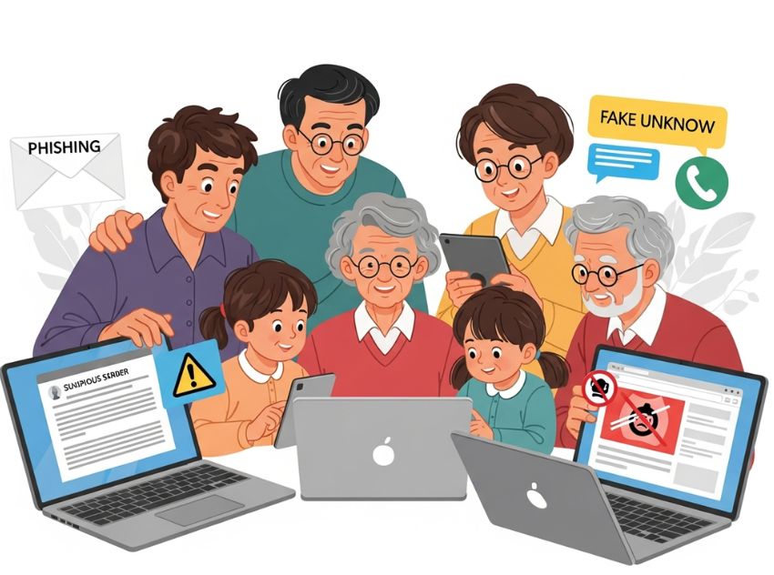 teaching your family about scams