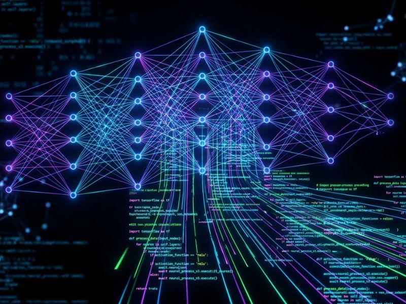 Neural network generating structured programming code