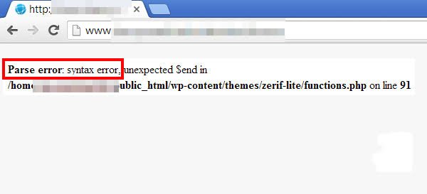 Syntax or Parse Error After Editing Code