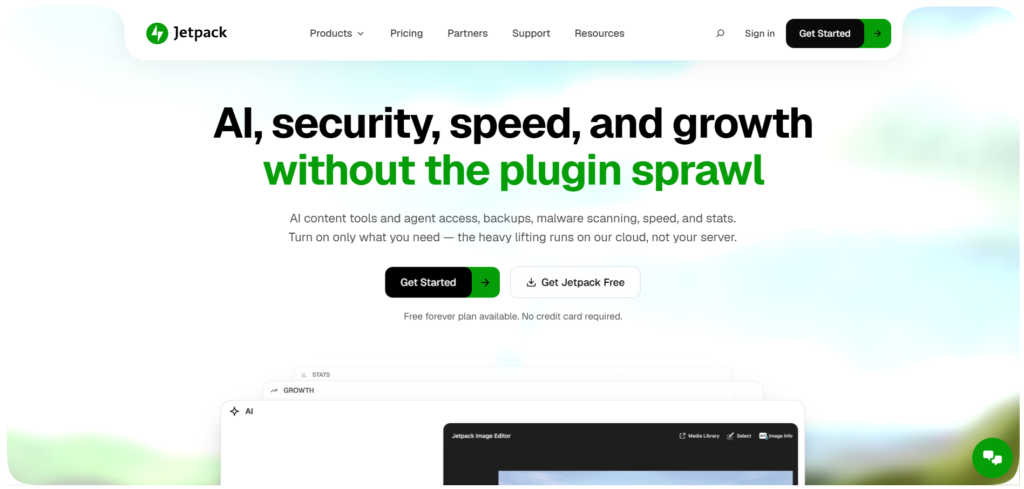 Jetpack plugin for WordPress security and WooCommerce store backups
