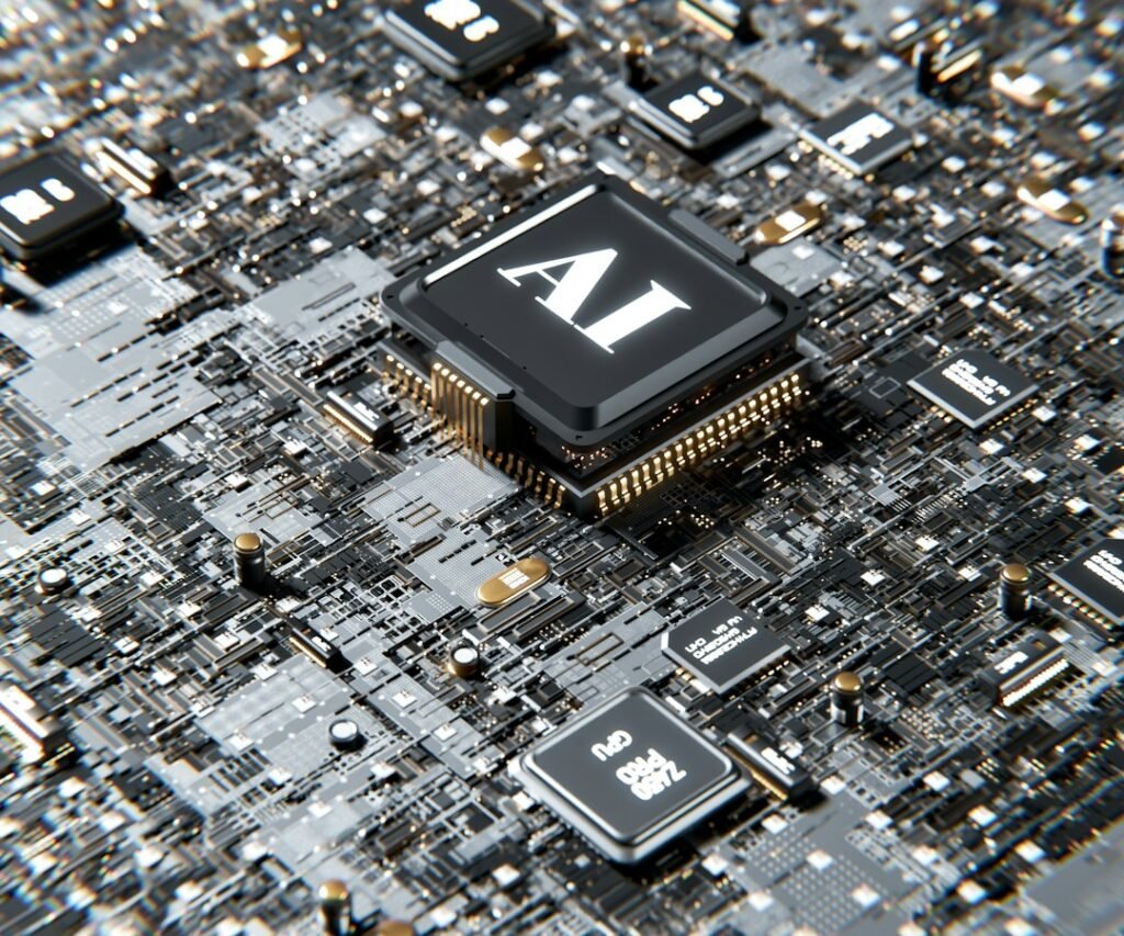 GPT-6 Intelligent UI represented by an abstract AI processor